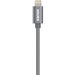 Kanex Premium DuraBraid USB-C to Lightning Cable - For iPhone, iPad, iPod, MacBook, MacBook Pro, iMac - Space Gray - 3.94 ft Cord Length