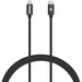 Kanex Premium DuraBraid USB-C to Lightning Cable - For iPhone, iPad, iPod, MacBook, MacBook Pro, iMac - Matte Black - 3.94 ft Cord Length
