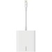 Belkin Ethernet + Power Adapter with Lightning Connector - Lightning - 1 Port(s) - 1 - Twisted Pair - Portable