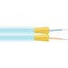 Black Box Fiber Optic Network Cable - 1000 ft Fiber Optic Network Cable for Network Device - OFNP - Blue, Aqua - TAA Compliant