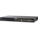 Cisco SG350-28P 28-Port Gigabit PoE Managed Switch - 26 Ports - Manageable - Gigabit Ethernet - 10/100/1000Base-TX, 1000Base-X - Refurbished - 3 Layer Supported - Modular - 4 SFP Slots - Optical Fiber, Twisted Pair - 1U - Desktop, Rack-mountable