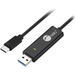 SIIG USB 3.0 A/C Data KM Magic Switch Console Cable - 5.20 ft USB Data Transfer Cable for Mouse, Keyboard, Notebook, Switch - First End: 1 x USB 3.0 Type A - Male - Second End: 1 x USB 3.0 Type C - Male - 5 Gbit/s - Black - TAA Compliant