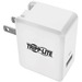 Tripp Lite USB Wall Charger Travel Charger w/ Quick Charge 4x Faster Charge - 18 W Output Power - 120 V AC, 230 V AC Input Voltage - 3.6 V DC, 6.5 V DC, 9 V DC, 12 V DC, 5 V DC, 6 V DC Output Voltage - 3 A Output Current - USB