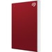 Seagate Backup Plus Slim STHN2000403 2 TB Portable Hard Drive - 2.5" External - Red - USB 3.0 Type C - 2 Year Warranty - 1 Pack - Retail