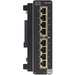 Cisco Catalyst IE3300 Rugged Series Module, 8 Non-PoE Copper - For Data Networking - 8 x RJ-45 1000Base-T LAN - Twisted PairGigabit Ethernet - 1000Base-T - DIN Rail