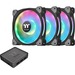 Thermaltake Riing Duo 12 RGB Radiator Fan TT Premium Edition - 4.72" Maximum Fan Diameter - 317.5 gal/min Maximum Airflow - 1500 rpm - Hydraulic Bearing - 9-pin USB 2.0 - RGB LED - Case - 4.6 Year Life