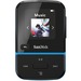SanDisk Clip Sport Go 32 GB Flash MP3 Player - Blue - FM Tuner, Voice Recorder - 1.2" LCD - Bluetooth - MP3, AAC, Audible - 18 Hour