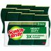 Scotch-Brite Heavy-Duty Scrub Sponges - 2.8" Height x 4.5" Width - 9/Pack - Yellow, Green