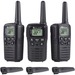 Midland X-TALKER T10X3 Walkie Talkie Three Pack - 22 Radio Channels - Upto 105600 ft - 38 Total Privacy Codes - Auto Squelch, Keypad Lock, Silent Operation, Low Battery Indicator, Hands-free - Water Resistant - AAA - Lithium Polymer (Li-Polymer)