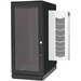 Black Box ClimateCab A/C Cabinet - 24U, 8000 BTU, M6 Square Holes, 120V - For Server, LAN Switch, Patch Panel - 24U Rack Height x 19" Rack Width - Floor Standing - Steel, Plexiglass - 1999.59 lb Maximum Weight Capacity - TAA Compliant