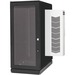Black Box ClimateCab AC Cabinet - 24U, 8000 BTU, M6 Square Holes, 120V - For Server, LAN Switch, Patch Panel - 24U Rack Height x 19" Rack Width - Floor Standing - Steel, Plexiglass - 1999.59 lb Maximum Weight Capacity - TAA Compliant