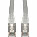 AddOn 3ft Gray CAT 6A Shielded PVC Ethernet Cable Snagless Bubble Boot RJ-45 M/M - 3 ft Category 6a Network Cable for Network Device, Patch Panel, Hub, Switch, Media Converter, Router - First End: 1 x RJ-45 Network - Male - Second End: 1 x RJ-45 Network -