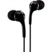 V7 Lightweight Stereo Earbuds - Stereo - Mini-phone (3.5mm) - Wired - 32 Ohm - 20 Hz - 20 kHz - Earbud - Binaural - In-ear - 3.94 ft Cable - Black