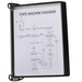 Tarifold Pro Wall Unit - 5 Black Pockets - 5 Pockets - Support Letter 8.50" x 11" Media - Wire-reinforced, Pivot, Magnetic - Metal - 1 Each