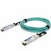 AddOn Fiber Optic Network Cable - 16.40 ft Fiber Optic Network Cable for Network Device, Transceiver - First End: 1 x QSFP+ Network - Second End: 1 x QSFP+ Network - 40 Gbit/s - Black - 1 - TAA Compliant