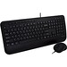 V7 Professional USB Multimedia Keyboard Combo - USB Membrane Cable - English (US) - USB Cable - Optical - 1600 dpi - 6 Button - QWERTY - Volume Up, Volume Down, Mute, Previous Track, Next Track, Play/Pause Hot Key(s)
