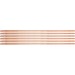 Ettore Floor Squeegee Wooden Pole Handle - 54" Length - 1" Diameter - Natural - Wood - 12 / Carton