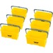 Ettore 6-gallon Super Bucket - 24 quart - Handle, Secure Grip - 10.5" x 21.8" x 11.8" - Yellow - 6 / Carton