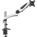 Amer Hydra Mounting Arm for Curved Screen Display, Flat Panel Display - White, Black, Chrome - 1 Display(s) Supported - 65" Screen Support - 33.07 lb Load Capacity