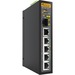 Allied Telesis Industrial Un-Managed Layer 2 Switch, PoE+ Support - 5 Ports - 2 Layer Supported - Modular - 1 SFP Slots - Optical Fiber, Twisted Pair - DIN Rail Mountable, Wall Mountable
