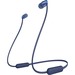 Sony WI-C310 Wireless In-Ear Headphones (Blue) - Stereo - Wireless - Bluetooth - 30 ft - 20 Hz - 20 kHz - Behind-the-neck, Earbud - Binaural - In-ear - Blue