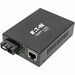 Tripp Lite SC Multimode Fiber to Gbe Media Converter POE+ 10/100/1000 550M - 1 x Network (RJ-45) - 1 x SC Ports - DuplexSC Port - Multi-mode - Gigabit Ethernet - 10/100/1000Base-T, 1000Base-X
