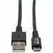 Eaton Tripp Lite Series Heavy-Duty USB 2.0 USB-A to Micro-B Cable - M/M, UHMWPE and Aramid Fibers, Gray, 6 ft. (1.83 m) - 6 ft Micro-USB/USB Data Transfer Cable for Computer, Smartphone, Notebook, Wall Charger, Hard Drive, Flash Drive, Car Charger, Digita