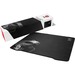 MSI AGILITY GD30 Gaming Mousepad - Textured - 0.12" x 15.75" x 17.72" Dimension - Black - Natural Rubber - Anti-slip, Friction Resistant, Shock Absorbing