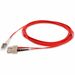 AddOn 1m SC (Male) to LC (Male) Red OM1 Duplex Fiber OFNR (Riser-Rated) Patch Cable - 3.28 ft Fiber Optic Network Cable for Network Device, Transceiver - First End: 2 x LC Network - Male - Second End: 2 x SC Network - Male - 10 Gbit/s - Patch Cable - Rise