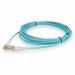 AddOn 10m LC (Male) to LC (Male) Aqua Duplex OM4 Fiber OFNP (Plenum-rated) Armored Patch Cable - 100% compatible and guaranteed to work