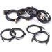 Black Box Secure Secure KVM Dual-Head DVI-I Cable Kit - 6-ft. - 1