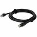 AddOn 7ft RJ-45 (Male) to RJ-45 (Male) Black Cat6 STP Outdoor-rated Copper Patch Cable - 100% compatible and guaranteed to work
