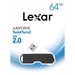 Lexar 64GB JumpDrive TwistTurn2 USB 2.0 Flash Drive - 64 GB - USB 2.0 - Black - 2 Year Warranty