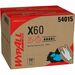 Wypall X60 Cloths - 12.50" x 16.80" - White - Cloth - Absorbent - 1 / Carton