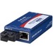Advantech 10/100Mbps Miniature Media Converter with LFPT - 1 x Network (RJ-45) - 1 x SC Ports - DuplexSC Port - Multi-mode - Fast Ethernet - 100Base-TX, 100Base-FX - 1.24 Mile - DC - Rail-mountable, Wall Mountable