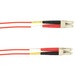 Black Box Fiber Optic Duplex Patch Network Cable - 9.80 ft Fiber Optic Network Cable for Network Device - First End: 2 x LC Network - Male - Second End: 2 x LC Network - Male - 10 Gbit/s - Patch Cable - LSZH - 62.5/125 µm - Red - TAA Compliant