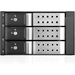 iStarUSA BPN-DE230HD Drive Enclosure for 5.25" - Serial ATA/600 Host Interface Internal - Black, Silver - Hot Swappable Bays - 3 x HDD Supported - 3 x Total Bay - 3 x 3.5" Bay - Aluminum