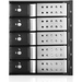 iStarUSA BPN-DE350HD Drive Enclosure for 5.25" - Serial ATA/600 Host Interface Internal - Black, Silver - Hot Swappable Bays - 5 x HDD Supported - 5 x Total Bay - 5 x 3.5" Bay - Aluminum