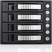 iStarUSA BPU-340HD Drive Enclosure for 5.25" - Serial ATA/600 Host Interface Internal - Black, Silver - Hot Swappable Bays - 4 x HDD Supported - 4 x SSD Supported - 4 x Total Bay - 4 x 2.5"/3.5" Bay - Aluminum