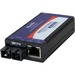 B+B SmartWorx 10/100Mbps Miniature Media Converter - 1 x Network (RJ-45) - 1 x SC Ports - DuplexSC Port - Fast Ethernet - 100Base-TX, 100Base-FX - 12.43 Mile - AC Adapter - Rail-mountable, Wall Mountable