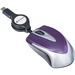 Verbatim USB-C Mini Optical Travel Mouse-Purple - Optical - Cable - Purple - 1 Pack - USB Type C - 3 Button(s)