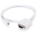 C2G 3ft Mini DisplayPort to VGA Adapter Cable White - 3 ft Mini DisplayPort/VGA Video Cable for Video Device, PC, MAC, Projector - First End: 1 x Mini DisplayPort Digital Audio/Video - Male - Second End: 1 x 15-pin HD-15 - Male - Supports up to 1920 x 120