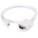 C2G 6ft Mini DisplayPort to VGA Adapter Cable White - 6 ft Mini DisplayPort/VGA Video Cable for Video Device, PC, MAC, Projector - First End: 1 x Mini DisplayPort Digital Audio/Video - Male - Second End: 1 x 15-pin HD-15 - Male - Supports up to 1920 x 120