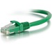 C2G 20ft Cat6a Snagless Unshielded (UTP) Ethernet Cable - Cat6a Network Patch Cable - PoE - Green - 20 ft Category 6a Network Cable for Network Adapter, Hub, Switch, Router, Modem, Patch Panel, Network Device - First End: 1 x RJ-45 Network - Male - Second