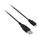 V7 Black USB Cable USB 2.0 A Male to Micro USB Male 1m 3.3ft - 3.28 ft USB Data Transfer Cable for Computer, Peripheral Device, Digital Camera, Printer, Scanner, Media Player, External Hard Drive, Flash Drive, Network Adapter - First End: 1 x USB 2.0 Type