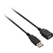 V7 Black USB Cable USB 2.0 A Female to USB 2.0 A Male 3m 10ft - 9.84 ft USB Data Transfer Cable for Peripheral Device, Digital Camera, Printer, Scanner, Media Player, External Hard Drive, Flash Drive, Network Adapter - First End: 1 x USB 2.0 Type A - Male