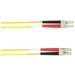 Black Box Colored Fiber OS2 9/125 Singlemode Fiber Optic Patch Cable - LSZH - 32.81 ft Fiber Optic Network Cable for Network Device - First End: 2 x LC Network - Male - Second End: 2 x LC Network - Male - 1 Gbit/s - Patch Cable - LSZH, Riser - Yellow - TA