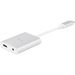 Aevoe USB-C Audio Adapter w/Charging - Mini-phone/USB-C Audio Cable for Audio Device, Phone, Tablet, Headphone, Wall Charger, Amplifier, iPad Pro, Hi-Fi System - First End: 1 x USB Type C - Male - Second End: 1 x USB Type C - Female, 1 x Mini-phone Digita