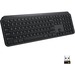Logitech MX Keys Keyboard - Wireless Connectivity - Bluetooth/RF - 32.81 ft - 2.40 GHz - USB Interface - Notebook, Desktop Computer, Tablet - Linux, Mac OS, Windows, iOS, Android - Black