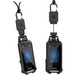 Zebra Retractable Neck Lanyard - Adjustable - Black - 1 Pack